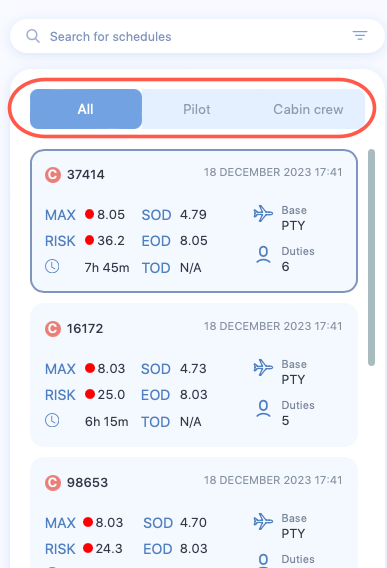 Easy filter buttons
